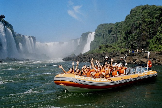 Iguassu Falls Combo Tour: Visit to the Brazilian side and Waterfall Boat Ride - Macuco Safari by Open-Air Wagon: Jungle Sights With a Hands-On Guide