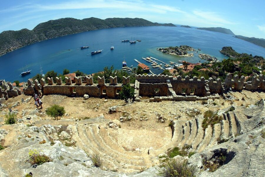 Kalkan: Kekova Sunken City Boat Trip - Simena: castle views or village time, plus the ice cream mission