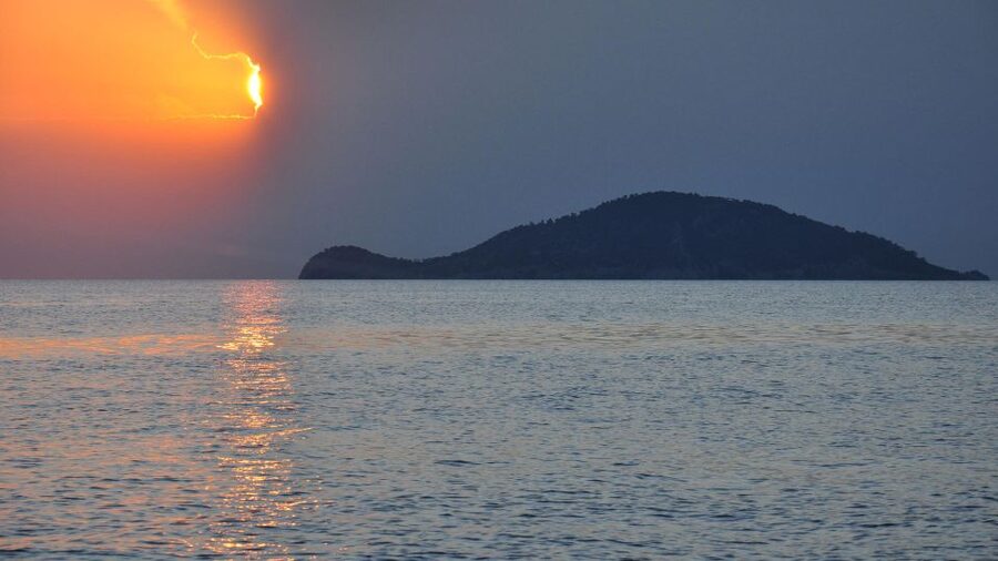 Kassandra: Sunset Sailing Boat Tour of Secluded Coves - What to bring (so your swim stop is smooth)