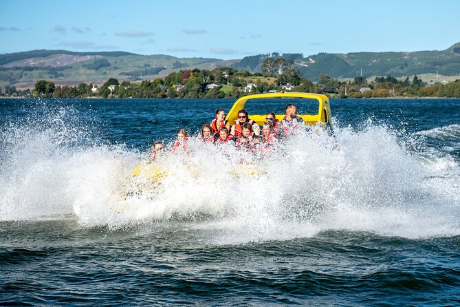 Katoa Jet Boat tour on Lake Rotorua - The Adrenaline Engine: 360 Spins and High-Speed Turns