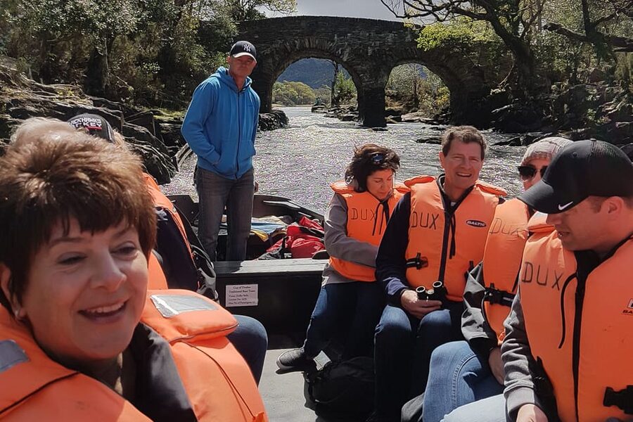 Killarney: Gap of Dunloe Pony, Trap & Traditional Boat Tour - The open boat across Killarney’s lakes: seeing names you can point to