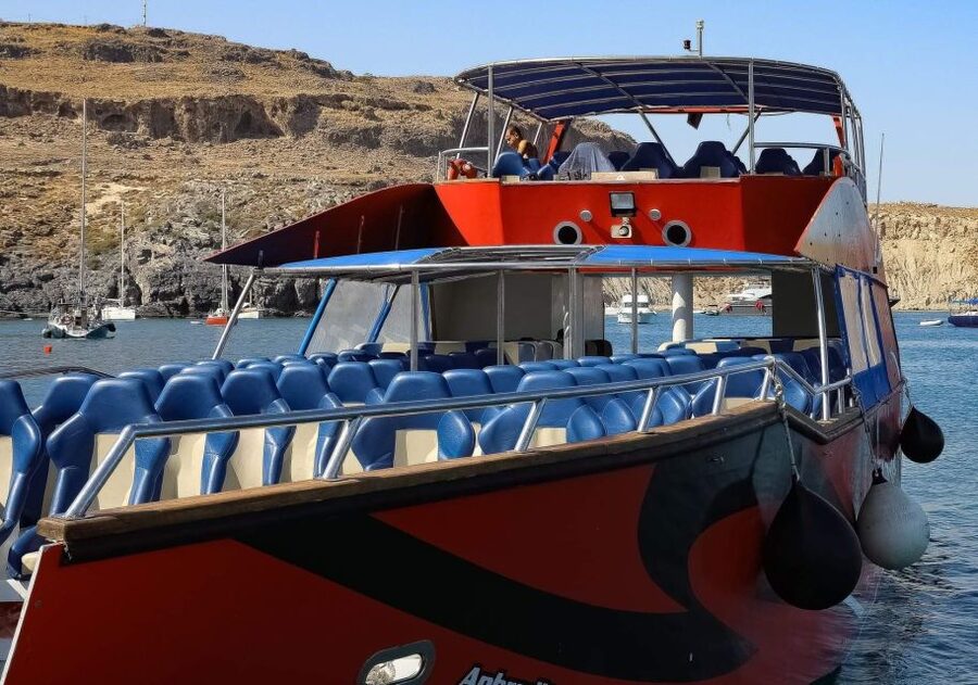 Kiotari, Lardos, Lindos: High Speed Boat Trip to Rhodes Town - Mandraki Harbour and six hours in Rhodes Town
