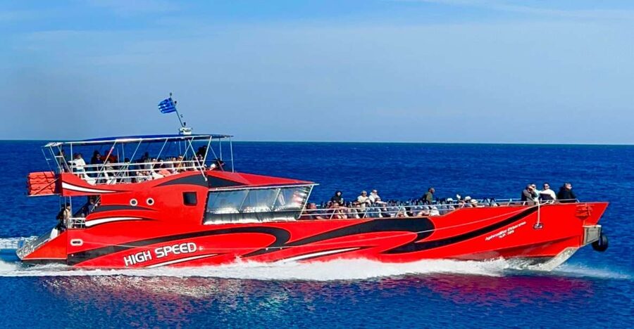 Kiotari, Lardos, Lindos: High Speed Boat Trip to Rhodes Town - The return speedboat: getting back to Kiotari or Lardos