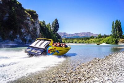 KJet Queenstown Jet Boat Ride on the Kawarau and Shotover Rivers - Where you start: Main Town Pier in the middle of Queenstown