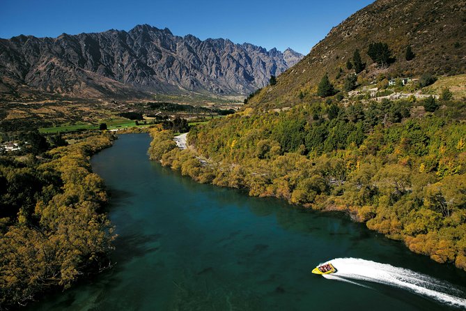 KJet Queenstown Jet Boat Ride on the Kawarau and Shotover Rivers - The thrill factor: 360 spins, fishtails, and rollercoaster energy