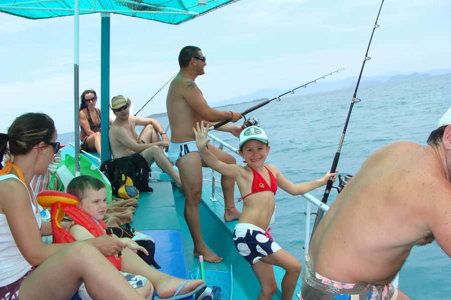 Koh Samui: Private Fishing and Snorkeling Boat Trip with BBQ - The Wooden Fishing Boat Setup: Shade, Gear, and a Toilet On Board