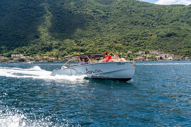 Kotor Private Speedboat Rental: Blue Cave & Lady of the Rocks - A Fast Private Cruise Out of Kotor