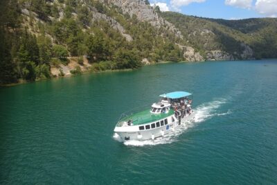 Krka Waterfalls Day Tour with Boat Ride from Split and Trogir - The included Krka River boat cruise: 30 minutes of canyon views
