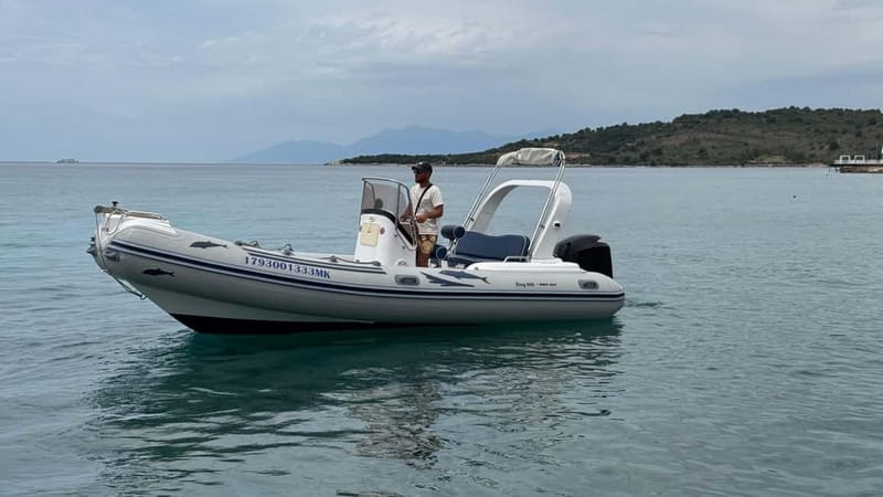 Ksamil: Boat Trip To 5-Islands Of Ksamil & Twin Islands - The speedboat start from Ksamil: where the fun kicks in