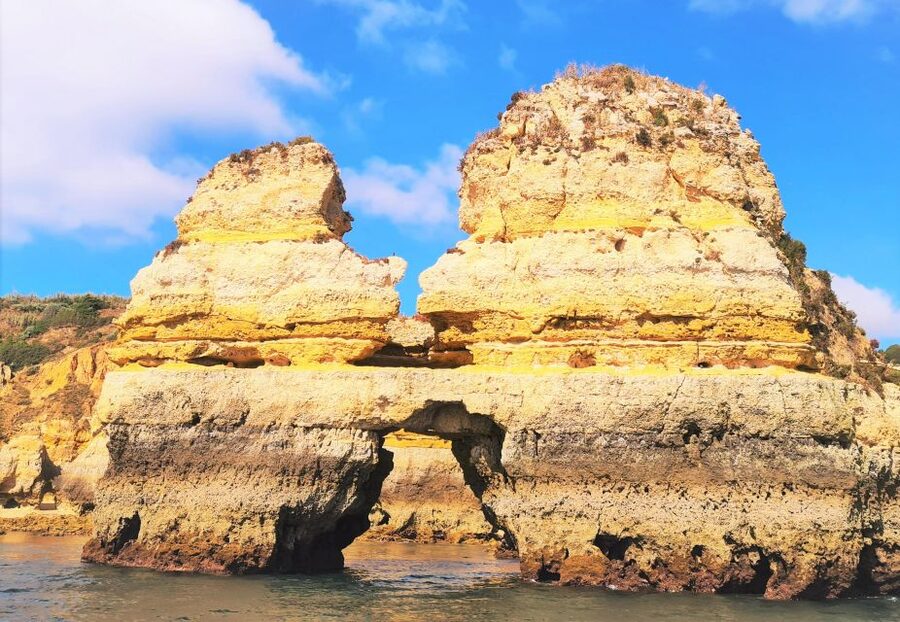 Lagos: Boat Trip to Grottos of Ponta da Piedade and Caves - On-board comfort: small motorboat, life jackets, luggage storage, and dogs