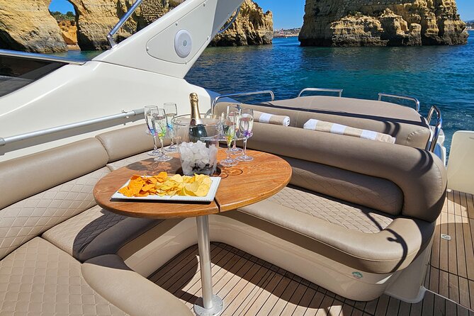 Lagos Private Boat Trip with Drinks, Snacks, Paddleboards Kayak - Lagos coast cruise: Praia de Batata, Camilo, and Dona Ana from the water