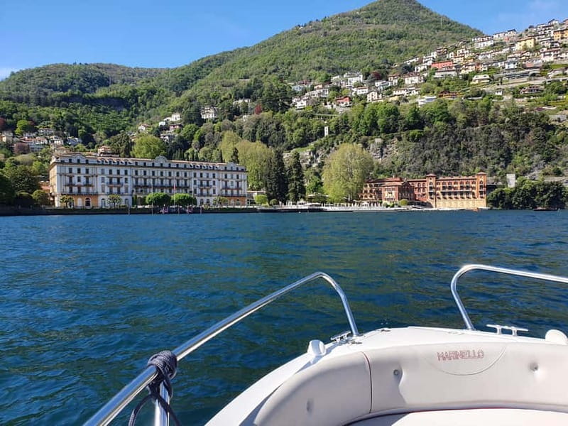 Lake Como: 1-Hour Private Boat Tour With Skipper - Boat Setup: Skipper, English Guide, Music, Safety