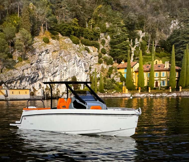 Lake Como Boat tour share- prosecco and winter cover - Getting to the Sant’Agostino Floating Pier Near Como Station