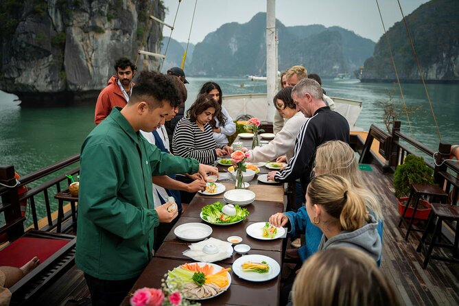 Lan Ha Bay Full Day Boat Tour from Hanoi/ Cat Ba - Lunch on board: simple, included, and timed so you don’t lose momentum