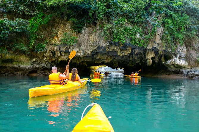 Lan Ha Bay Full Day Boat Tour from Hanoi/ Cat Ba - Ba Trai Dao and the Three Peach Islets: where the swim time happens
