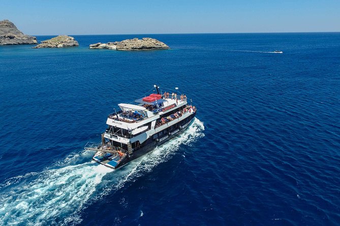 Lindos Full Day Boat Tour with Swimming - A full day of Lindos plus two well-timed water breaks