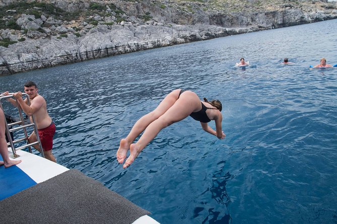 Lindos Full Day Boat Tour with Swimming - Boat comfort and timing: how to make an 8-hour day feel manageable