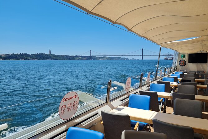 Lisbon Boat ride on Tagus river - 25 de Abril Bridge Views: Engineering Meets City Energy