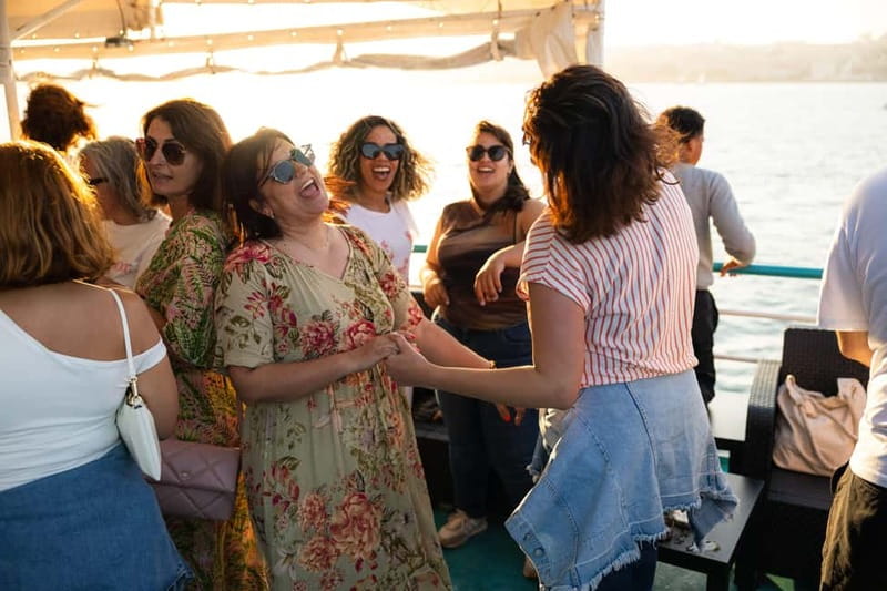 Lisbon: Sunset Boat Tour with Music and Drinks - Crossing into Belém: the river gets more monument-like