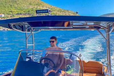 Luxury Private Elaphiti Islands boat tour from Dubrovnik - Koločep’s Blue Cave: the first hit of blue light