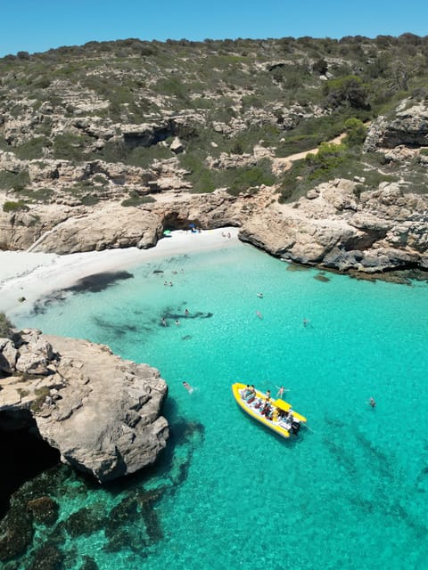 Mallorca: Caló des Moro and Cala Marmols Boat Tour - Es Pontàs Mirador Stop: The Natural Stone Arch Photo Moment