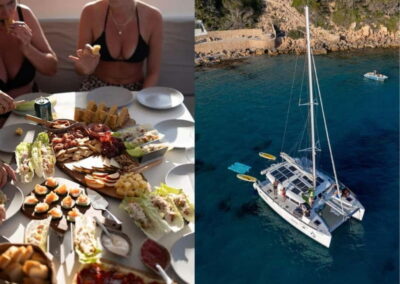 Mallorca: Catamaran Boat Tour with Tapas - On board Salty Breeze: small-group comfort with real breathing room