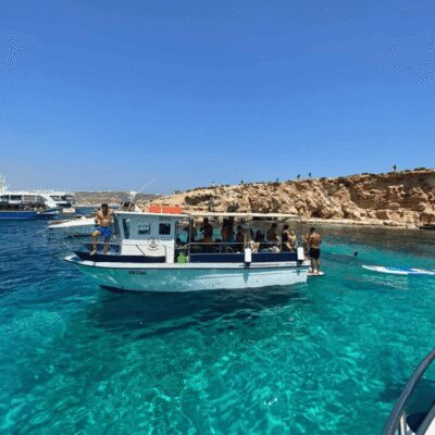 Malta: Blue Lagoon, Crystal Lagoon & Sea Caves Boat Tour - The Cruise Past Comino Tower: Movie-Scene Vantage Points
