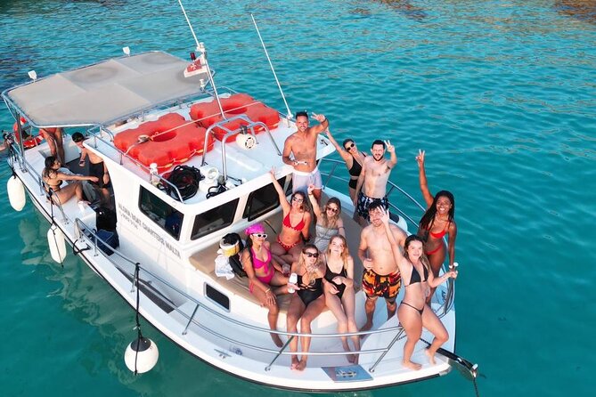Malta: Private Boat Trip & Cruises Comino, Blue Lagoon, Gozo - Blue Lagoon and Crystal Lagoon: the two swimming anchors