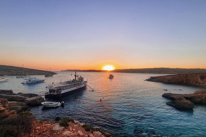 Malta Sunset Boat Tour: Bugibba to Comino Blue Lagoon Cruise - Key things to know before you go
