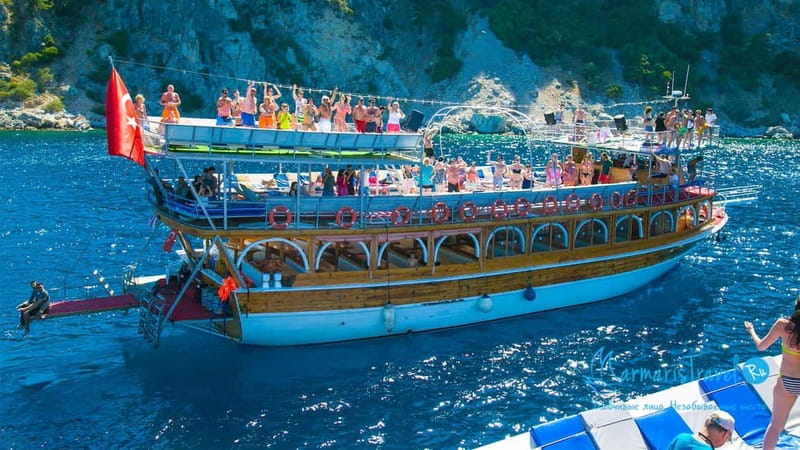 Marmaris: Boat Trip w/Lunch, Transfer & Unlimited Drinks - Kumluk Bay, Amos Bay, and Yeşil Deniz: The Real Reason People Book