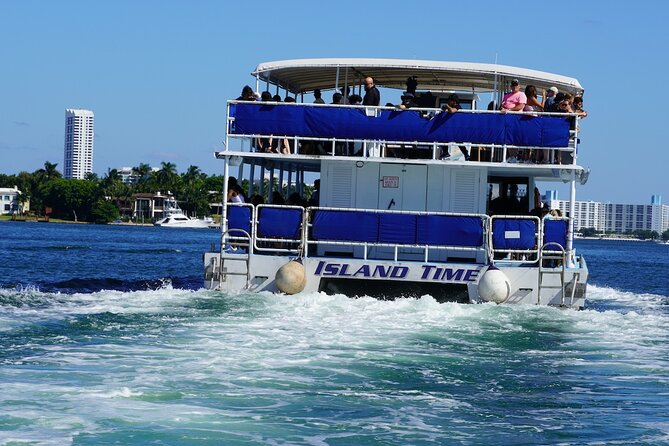 Miami Sip & Sea: Cocktail Cruise & Sunset Boat Tour - Seating, top deck reality, and the best side for views