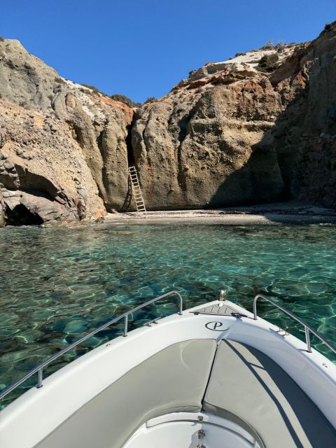 Milos: Self-Driving Boat Tour to Kleftiko - Price and Value for a Group Up to 5