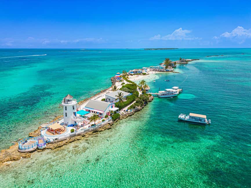 Nassau: Beach Day at SunCay incl. Lunch - Boat Tour - SunCay beach setup: lounge chairs, shade, and the vibe you can control