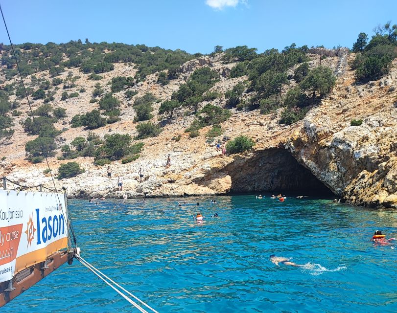 Naxos: Koufonissia and Rina Cave Boat Trip with BBQ - Koufonissia time: Kato for swim energy, Ano for wandering