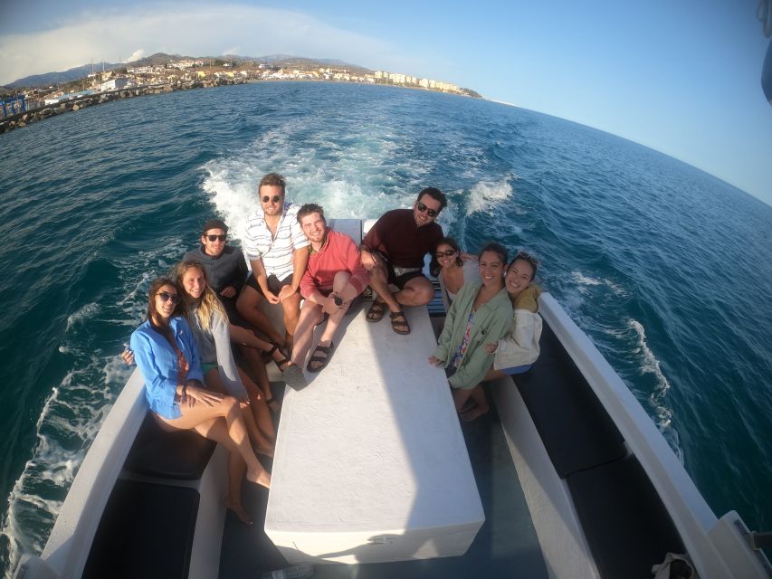 Nerja: Maro Waterfall Boat Trip with Paddleboarding & Drink - GoPro photos and videos: why this is better value than it sounds