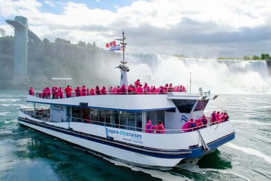 Niagara Falls Day Tour with Boat Ride & Journey Behind Falls - Hornblower Niagara Boat Cruise: The Wet, Bright Highlight