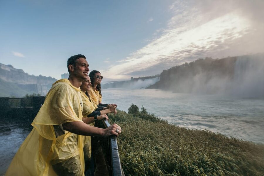 Niagara Falls Day Tour with Boat Ride & Journey Behind Falls - Journey Behind the Falls: The Tunnel Walk for Big Photos