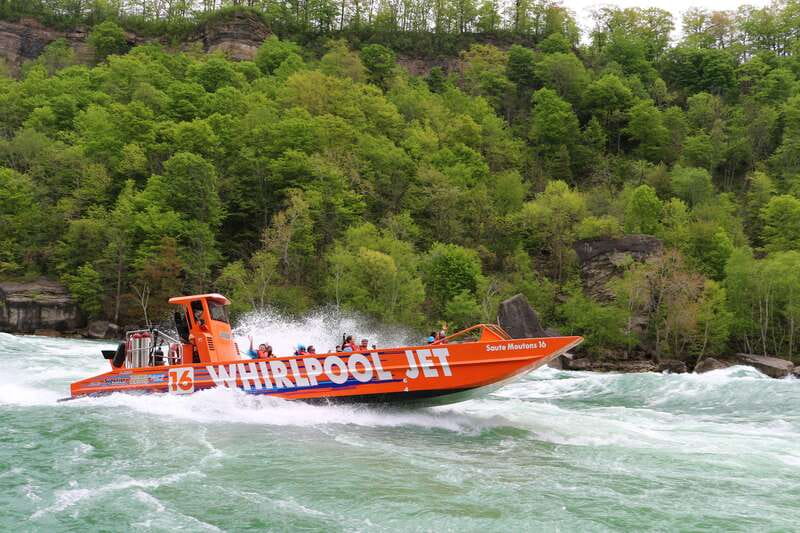 Niagara Falls, ON: Jet Boat Tour on Niagara River - Niagara River rapids, downstream not downtown
