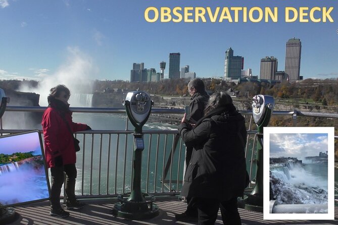 Niagara Falls Tour with Ticket for the Iconic Maid of the Mist - The Boat Ride Route: American Side to Canadian Side