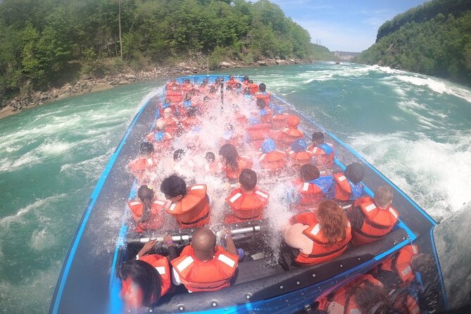 Niagara Falls USA, Open-Top (Wet) Jet Boat Tour - The ride route: Niagara-on-the-Lake to Devil’s Hole Rapids
