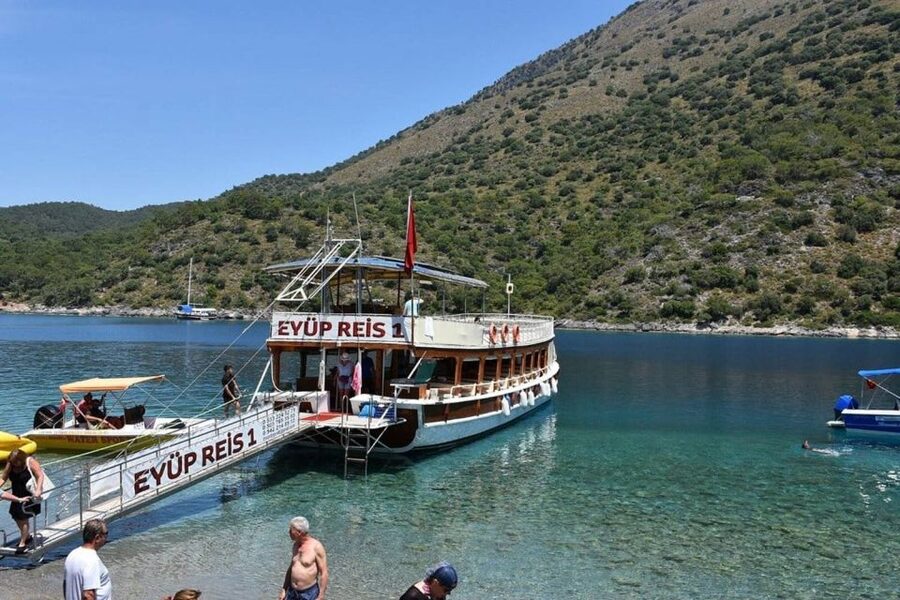 Ölüdeniz: Butterfly Valley Boat Trip with Buffet Lunch - St. Nicholas Island: the Santa Claus rumor stop