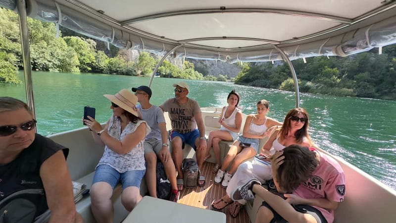 Omiš: 2-Hour Cetina River Boat Tour and Nature Park Visit - Where you meet: Dalmatia Travel, skip-the-line access, and the orange quad bikes