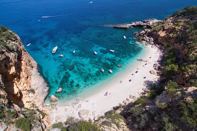 One day guided boat tour along the Baunei coast. - Cala Mariolu: longer swim/snorkel time plus a real break