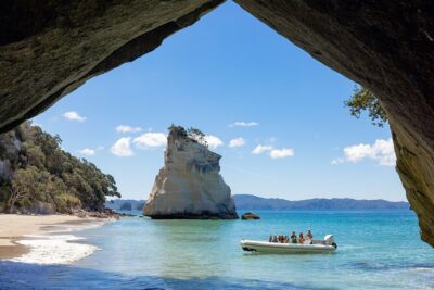 One Hour Cathedral Cove Boat Tour in Hahei - The Cathedral Cove Part: Boat Views Without Stepping Ashore