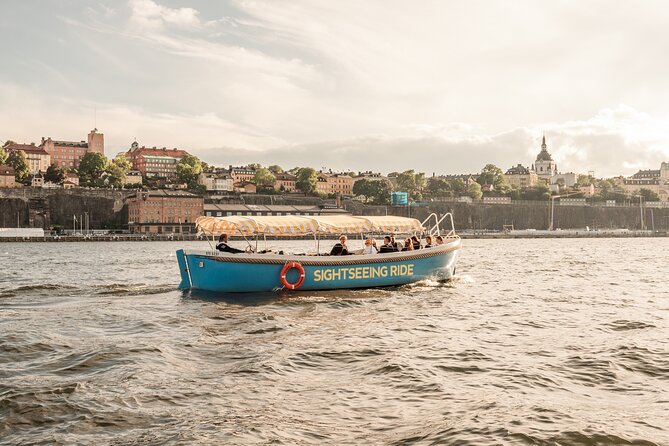 Open Electric Boat Ride in Stockholm with Live-Guide - Royal Djurgården Canal: calm water in the middle of the city