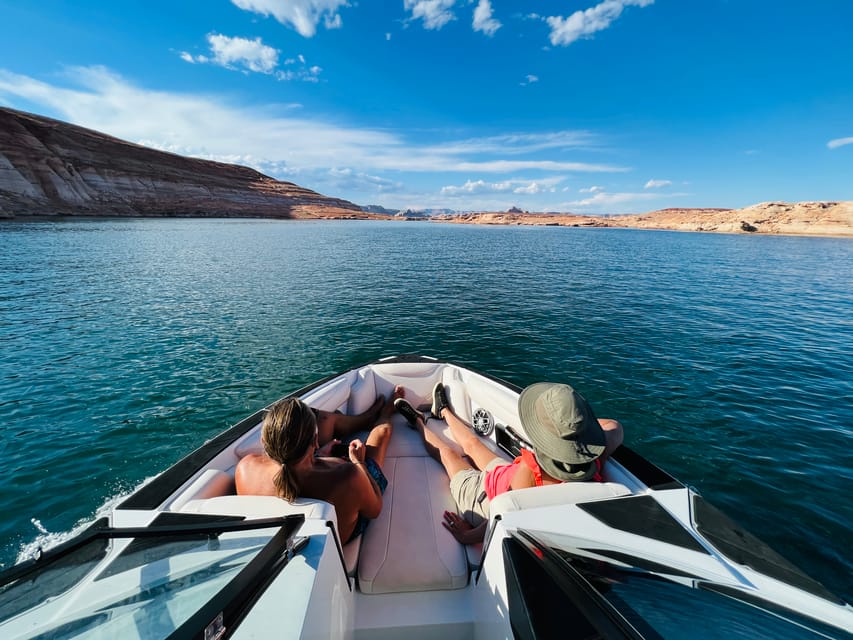 Page: Antelope Canyon Boat Tour with Lake Powell & Glen Dam - Antelope Canyon from the water: wave textures, flowing marks, and best angles