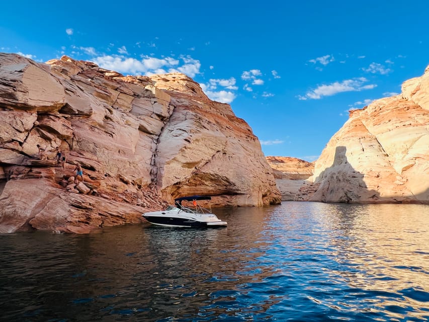 Page: Antelope Canyon Boat Tour with Lake Powell & Glen Dam - When the water is right, you get a quick swim