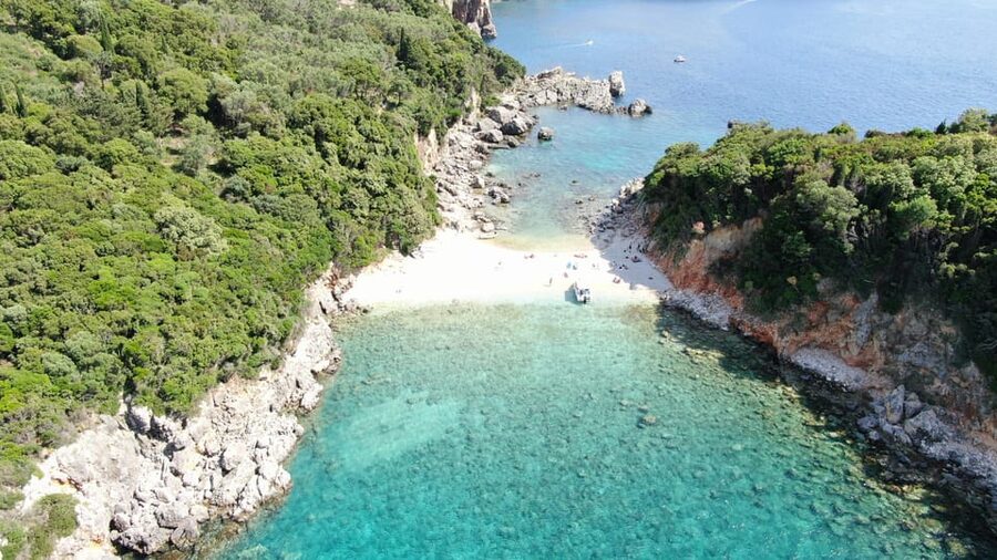 Paleokastritsa: Kasteli, Blue Caves, & Limni Beach Boat Trip - Paleokastritsa to Agios Spiridonas: what this boat trip really is
