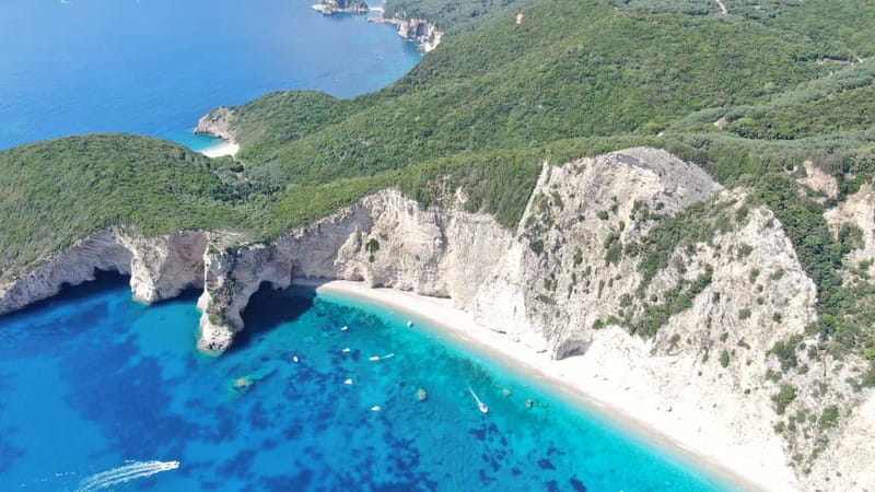 Paleokastritsa: Paradise, Yali Beach & Blue Caves Boat Tour - Alipa Port Meeting Point: Start Easy, Start Early