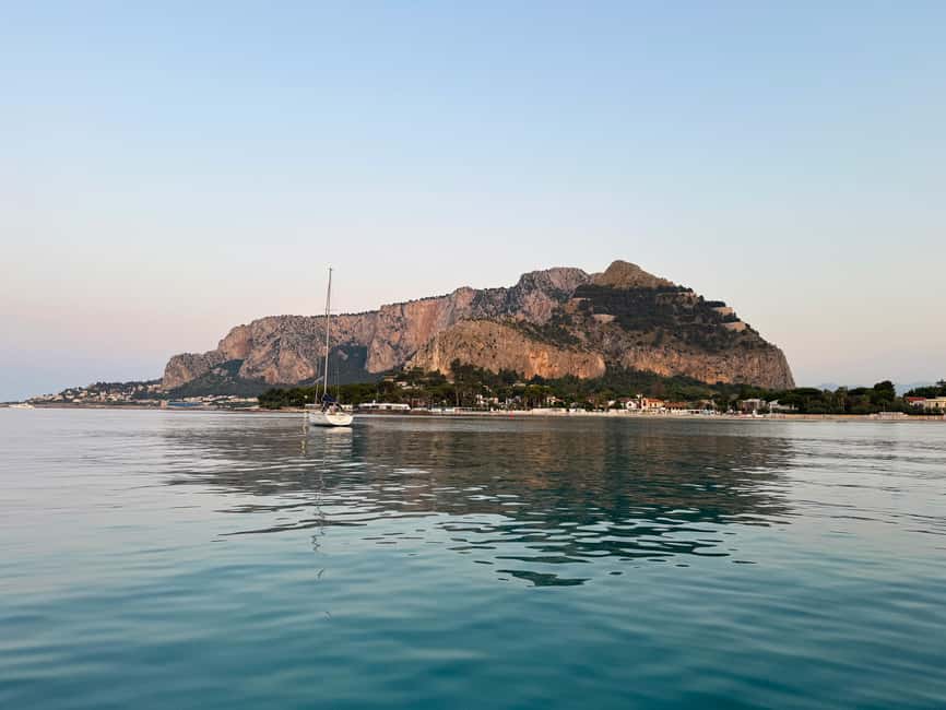 Palermo: Boat Tour to Mondello - Isola delle Femmine + drink - Grotta dell’Olio (Oil Cave): the swim-in stop you’ll remember